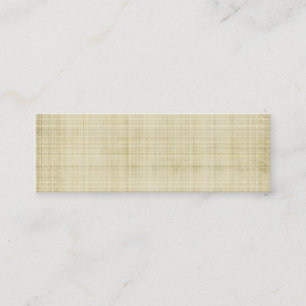 Antique Fabric Pattern Mini Business Card