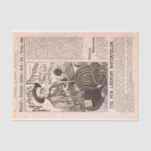 Antique Farm Catalogue Beets and Watermelon Paper