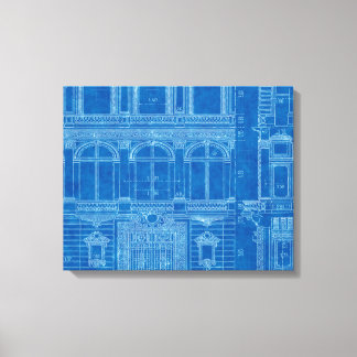 Antique "Feeling Blue" prints Canvas Art