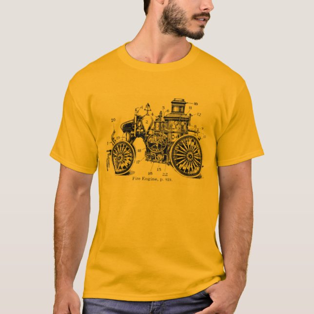 Antique Fire Engine shirt (Front)
