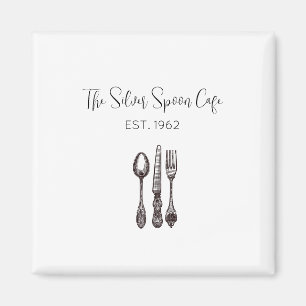 Antique Flatware Food Business Artisan Foodie Magnet