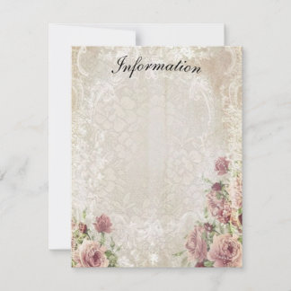 Antique Floral Details Card