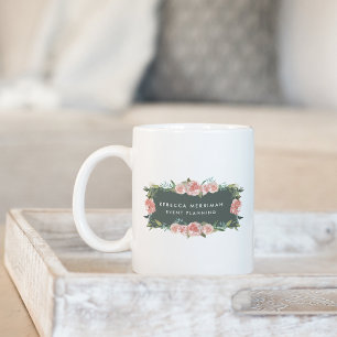 Antique Floral Logo Coffee Mug