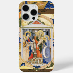 ANTIQUE FLORAL NATIVITY CHRISTMAS PARCHMENT iPhone 15 PRO MAX CASE