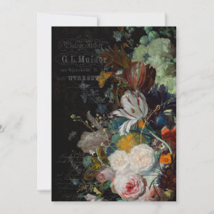 Antique Floral Still Life  Card