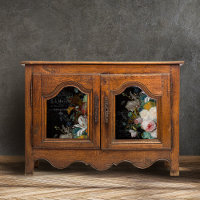 Antique Floral Still Life Decoupage 