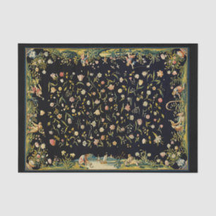 Antique Floral Table Carpet Tissue Paper