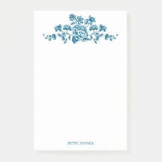Antique Floral Vines Post-it Notes