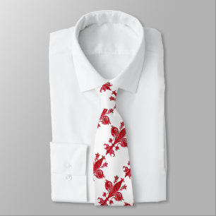 ANTIQUE FLORENTINE FLEUR DE LISE TIE