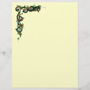 ANTIQUE FLORENTINE FLORAL MOTIFS