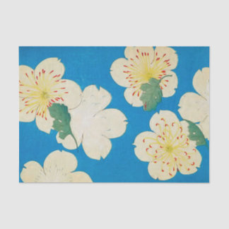 Antique Flower Design - Tissue Paper for Crafting