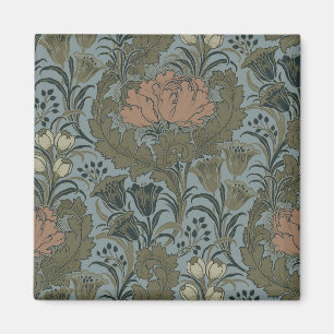 Antique Flower Morris Garden Floral Wallpaper Magnet