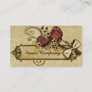 Antique Flowers Business Card