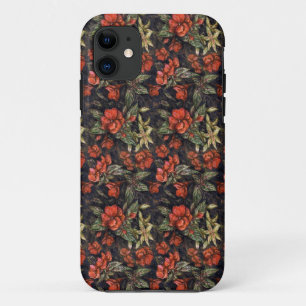Antique Flowers by Alexandra Cook aka Linandara iPhone 11 Case