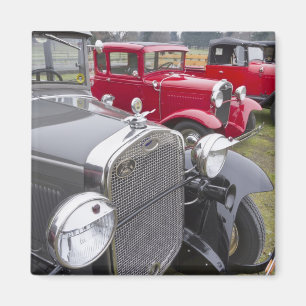 Antique Ford automobiles Magnet