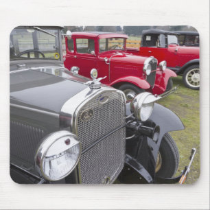 Antique Ford automobiles Mouse Pad