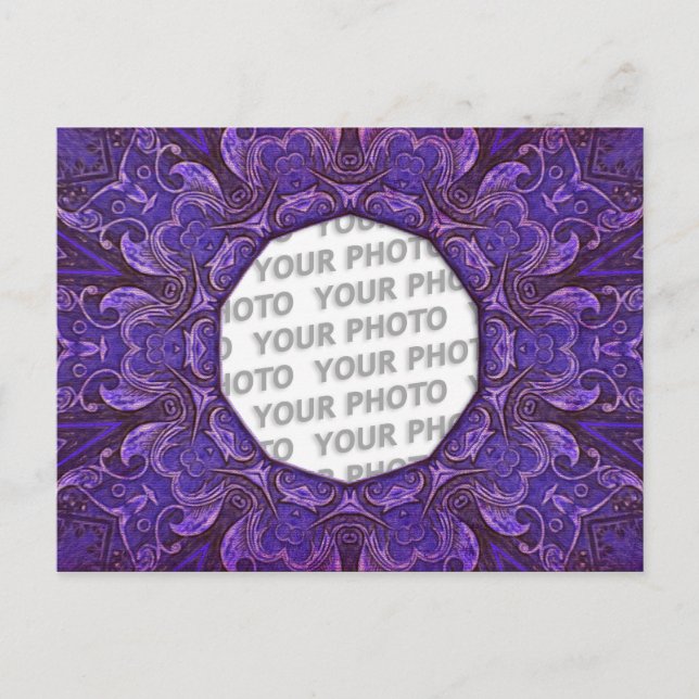 Antique Frame ARTs 3 + your photo Postcard (Front)
