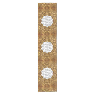 Antique Frame I + your image & backgr. Short Table Runner