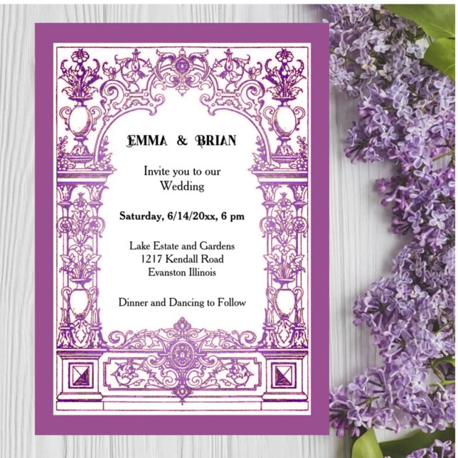 Antique frame Invitation (Creator Uploaded)