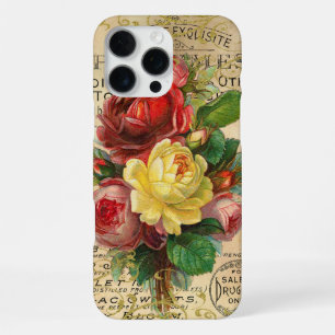 Antique French Roses iPhone 16 Pro Max Case