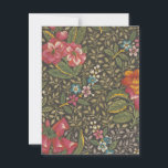 Antique French Toile de Jouy 1800s Floral Branches Postcard<br><div class="desc">Step into the elegance of the 19th century with this exquisite antique French fabric design, a classic example of Toile de Jouy. Dating back to the 1800s and sourced from the Rijksmuseum's public domain collection, this pattern features a dark background adorned with a lively array of colourful floral branches. Pink...</div>