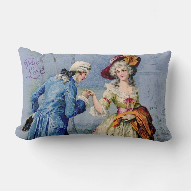 Antique French True Love Pillow (Front)