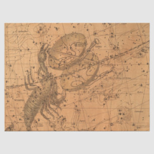 Antique Galaxy Map Series Design 12 Tissue Paper