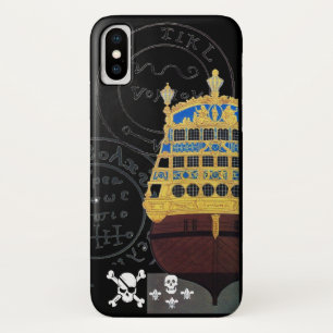 ANTIQUE GALLEON AND PIRATE TREASURE MAPS Case-Mate iPhone CASE