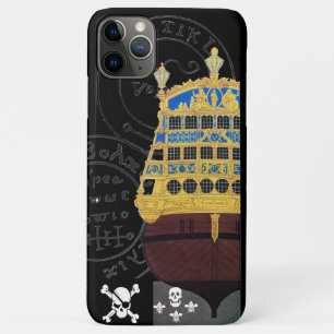 ANTIQUE GALLEON AND PIRATE TREASURE MAPS Case-Mate iPhone CASE