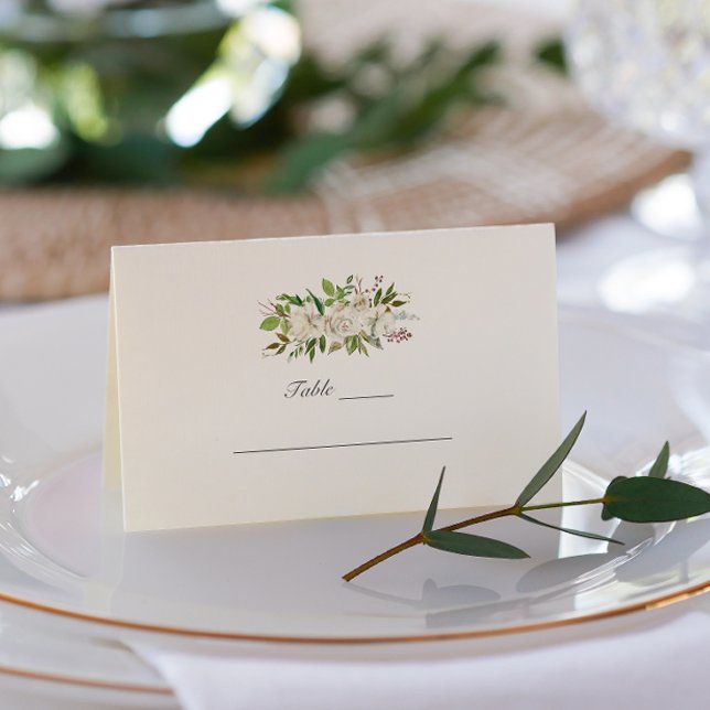 Antique Garden Botanical Wedding Business Card (Creator Uploaded)