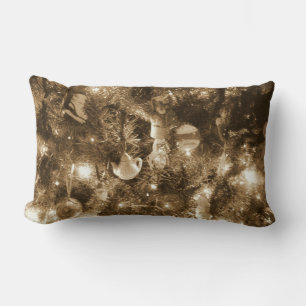 'Antique Glow' Lumbar Throw Pillow