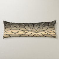 Antique Gold Creative Leave Pattern