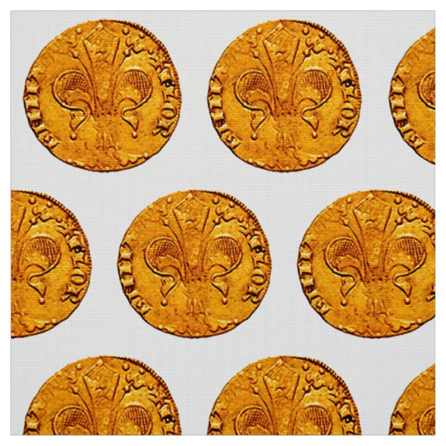 ANTIQUE GOLD FLORENTINE FORINT FABRIC (Swatch)
