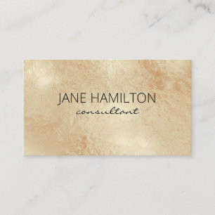 Antique Gold Foil Business Card