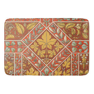 Antique Gold Leaf Bath Mat