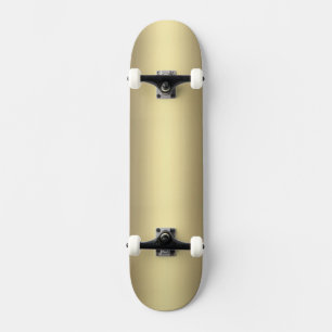 Antique Gold Skateboard