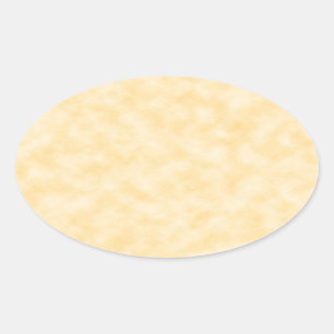 Antique Golden Parchment Background Oval Sticker