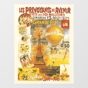Antique Grand Fete Fair Paris Poster