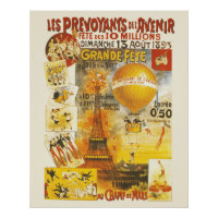 Antique Grand Fete Fair Paris Poster