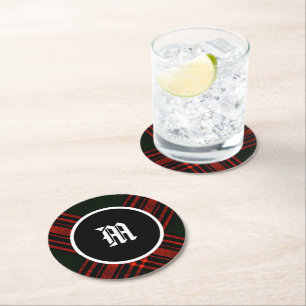 Antique Green and Blue Hunting Tartan Coaster