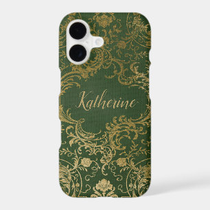 Antique Green and Gold iPhone XR Case