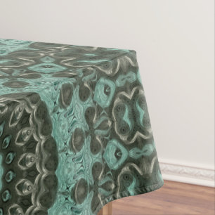 Antique Green Mandala Pattern Design Tablecloth
