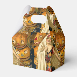 Antique Halloween Jack O Lantern  Favour Box