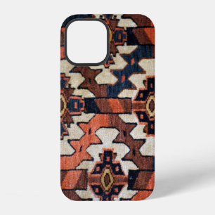Antique Handwoven Oriental Carpet Cross Design iPhone 12 Case