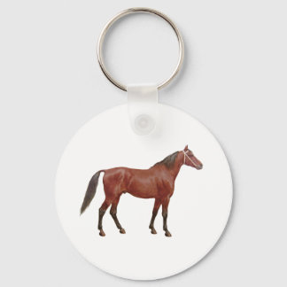 Antique Horses - Thoroughbred Key Ring