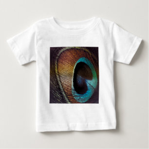 Antique Hues Peacock Feather Eye Baby T-Shirt