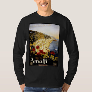 Antique Illustration Italy Amalfi Coast Antique Jo T-Shirt
