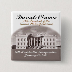 Antique Inauguration 15 Cm Square Badge