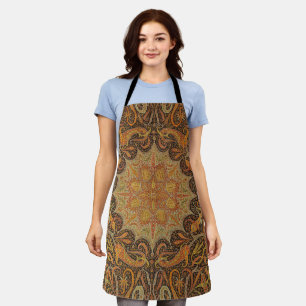 Antique Indian Boteh Pattern Apron