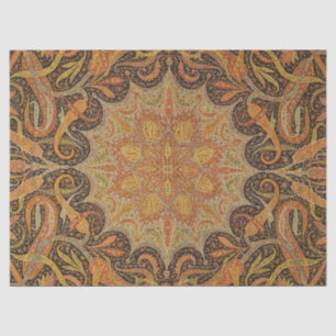 Antique Indian Boteh Pattern Tissue Paper